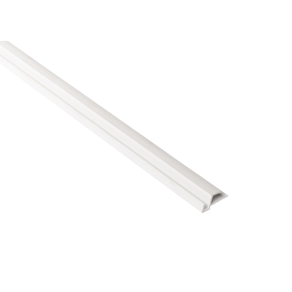 PVC U-klikprofiel wit voor afwerking kunststof kozijn
