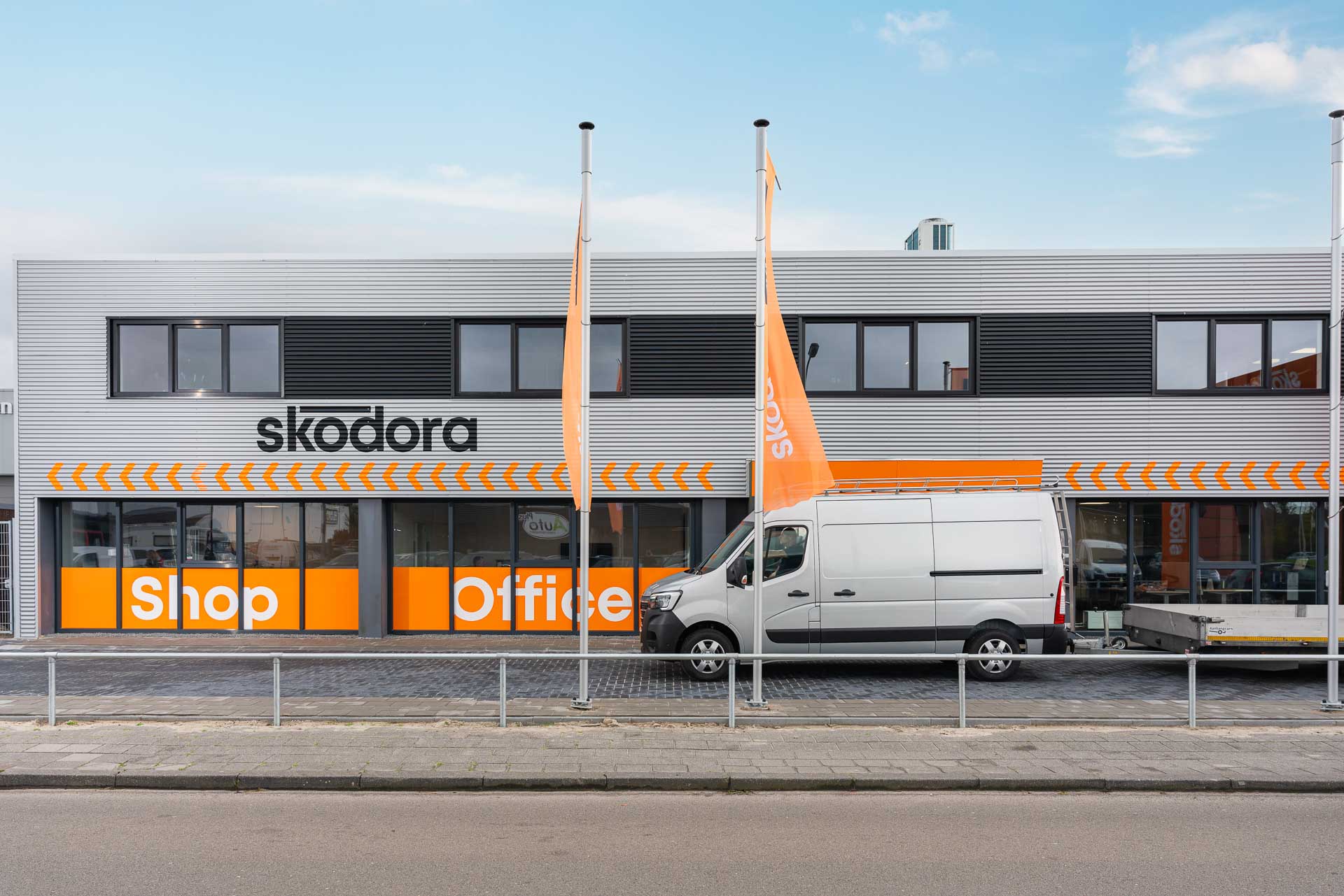Skodora drive-thru en shop