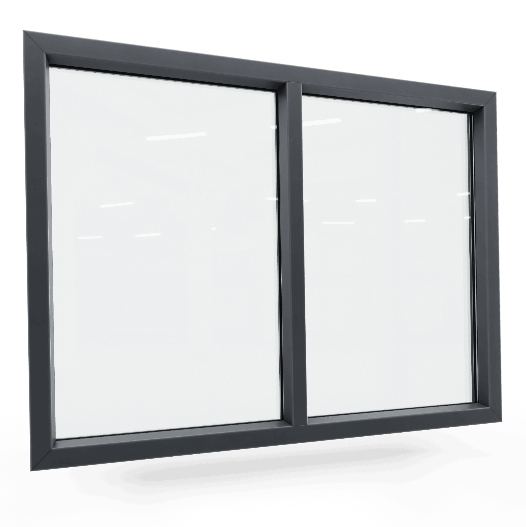 kunststof-vast-glas-kozijn-2-vaks-horizontaal