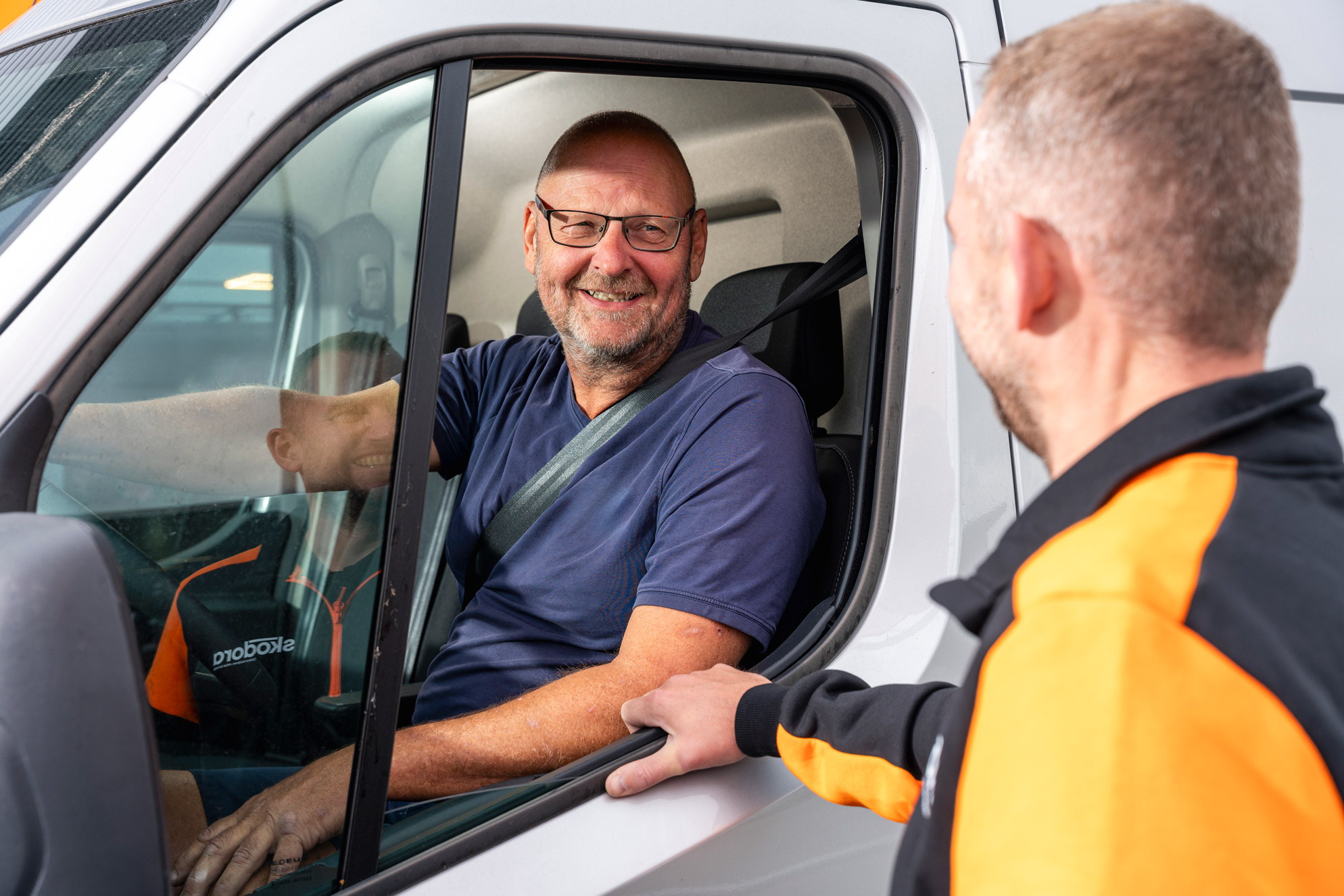 Klant in drive-thru met Wietze